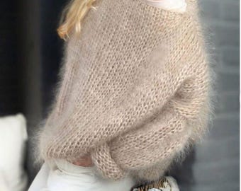 Mohair,Seiden Pullover