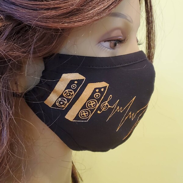 Painted Face Mask Etsy