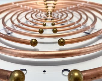 BV2 Lakhovsky Antennas Pair 50cm - Copper Brass Aluminum - MWO Multi-Wave Oscillator Frequency Therapy Coils - Quantic Aether