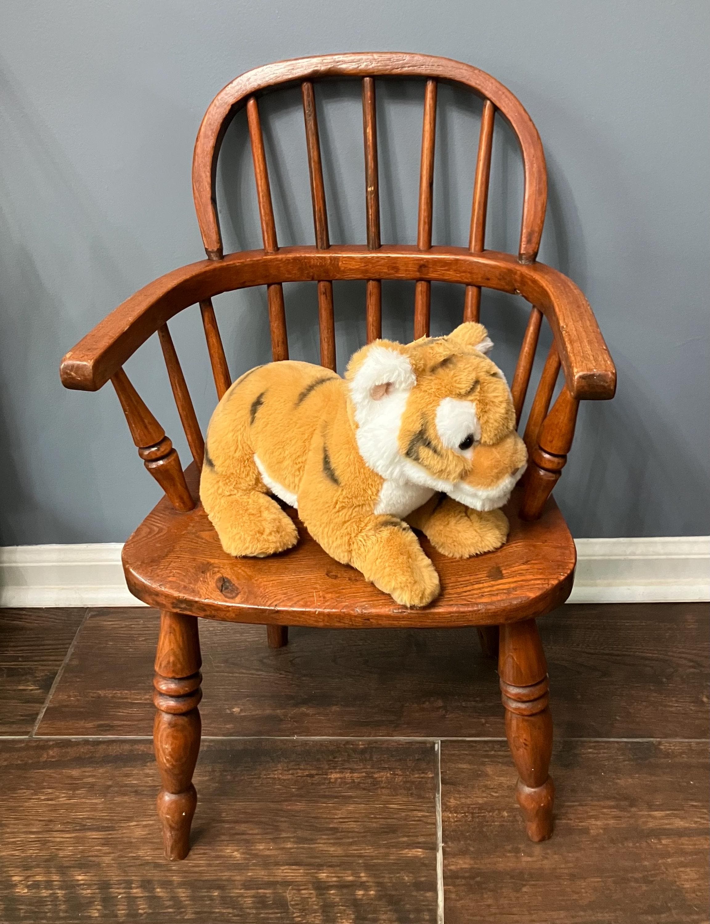 Antique Handmade Child's Windsor Armchair – Late 19th to Early