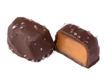 Milk Chocolate Sea Salt Caramels (1 LB)