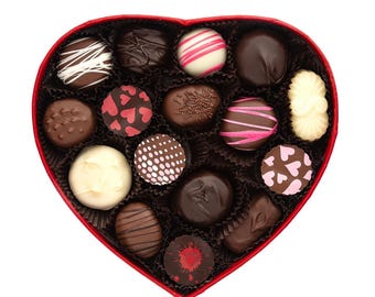 Valentine's Day Heart Box Chocolate Assortment