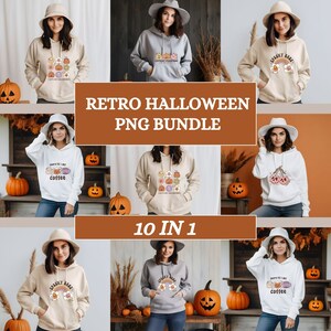 Halloween Bundle PNG, Halloween Bundle, Halloween Png, Gruselige Saison Png, Herbst Png, Retro Halloween Png, Halloween Png Designs