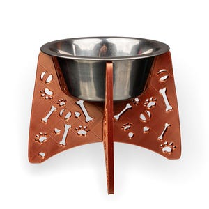 3D Printed Raised Pet Bowl Stand – Stylish & Functional Feeder