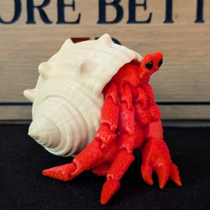 Hermit Crab Desk Pet: Magnetic Animal and Shell Fidget Set