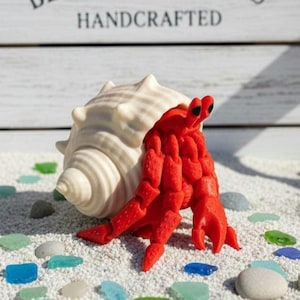 Hermit Crab Desk Pet: Magnetic Animal and Shell Fidget Set