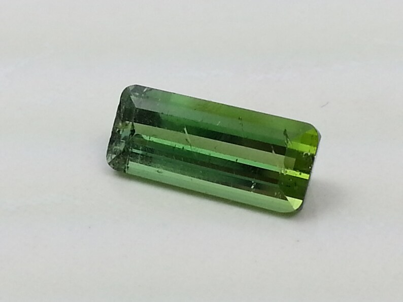 Natural Loose Green Tourmaline, Cut Gemstone Loose Tourmaline, Emerald