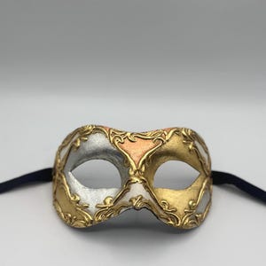 Luxury Venetian mask in gold and silver – Masquerade Mask for Parties & Carnival - Venetian mask
