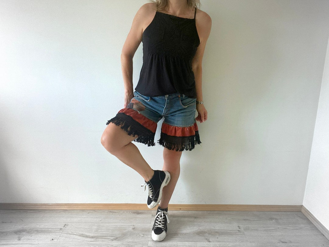 Colorful Hippie Women's Shorts