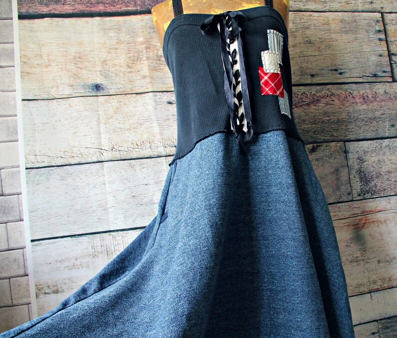 cotton knit dresses with pockets