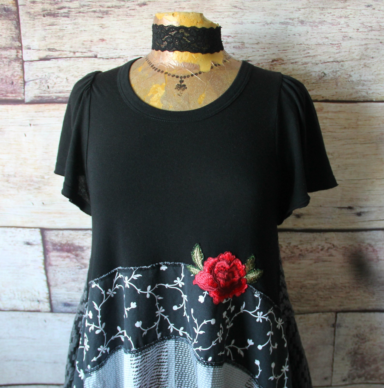 Wearable Art Blouse Bohemian Clothing Unique Tunic Top Etsy