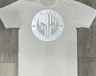 FAFO Reflective Motorcycle Heavyweight Short Sleeve Shirt