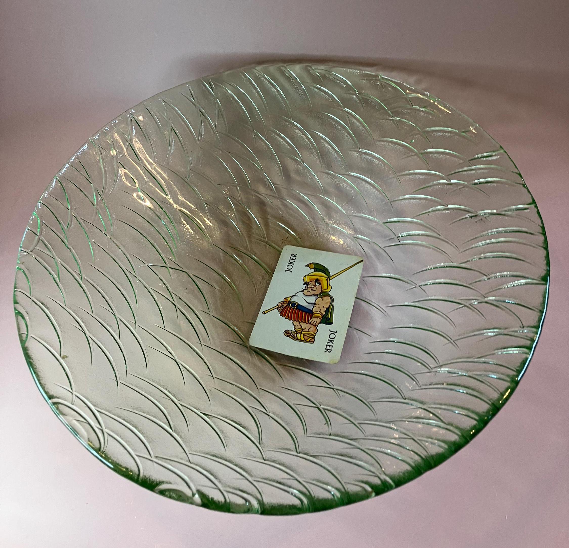 Huge Vintage Finnish Lasisepat Mantsala? Unmarked. Glass Forest