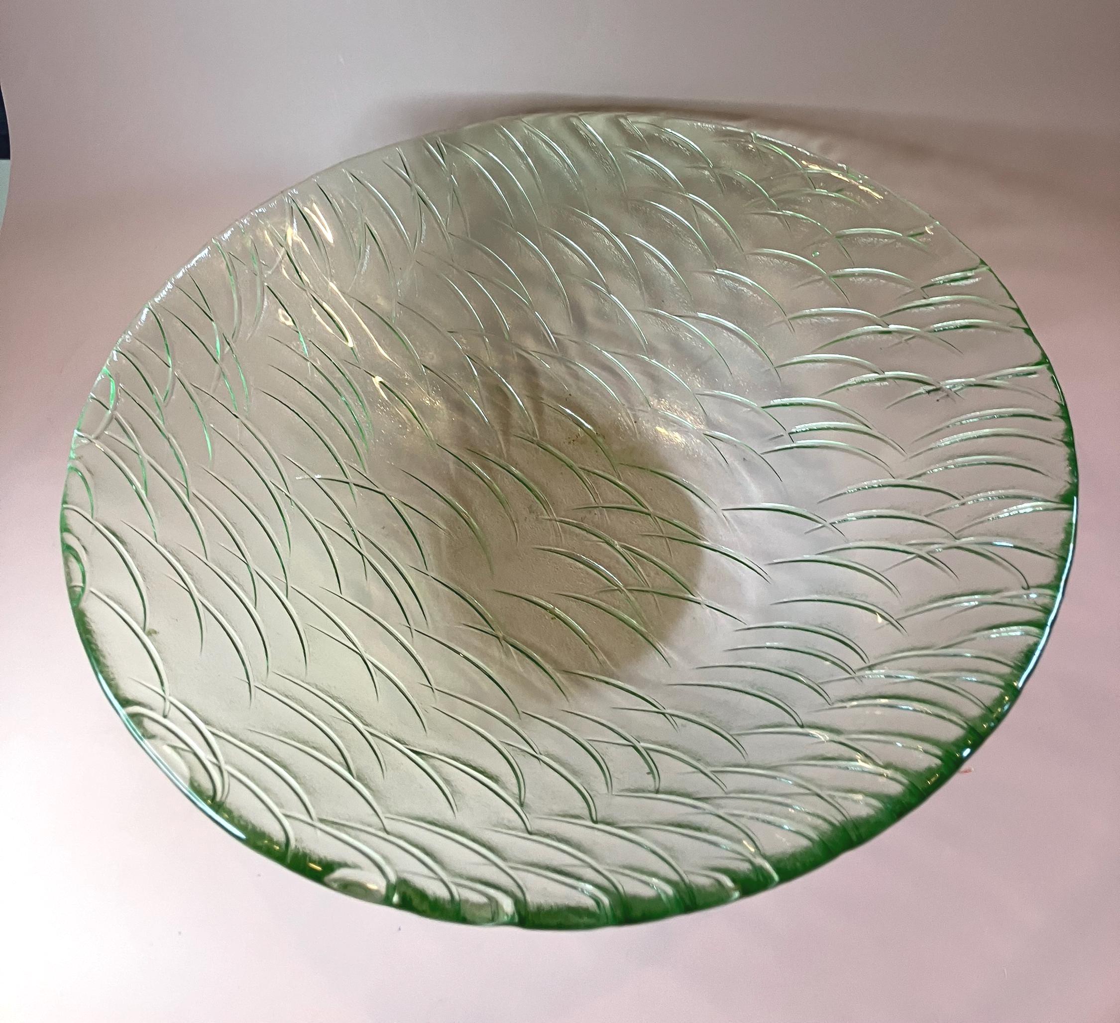 Huge Vintage Finnish Lasisepat Mantsala ? Unmarked. Glass Forest