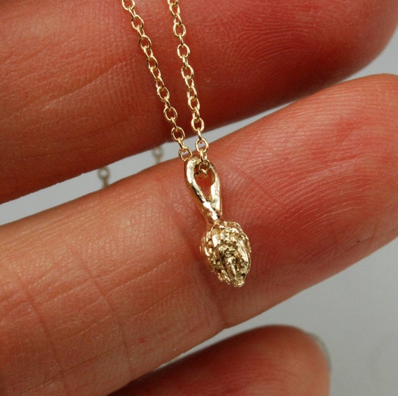 Gold NYC High Line- Tiny Tuft Charm Necklace