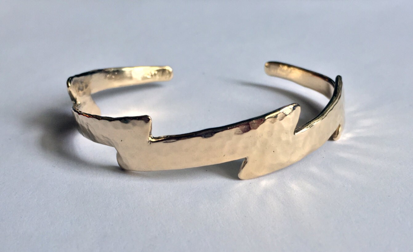 Lightning bolt cuff bracelet deals