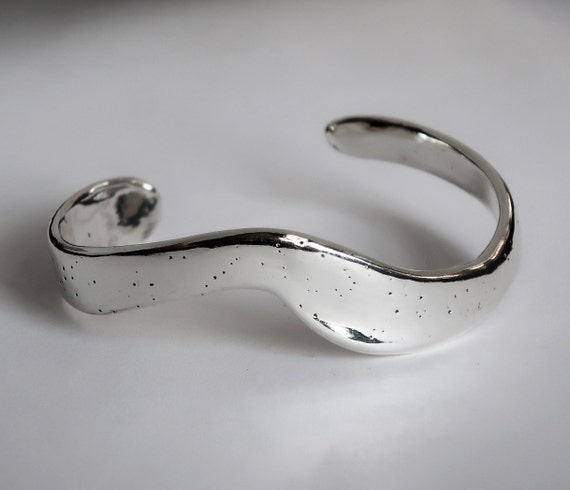 Sterling Silver Star Rover Cuff