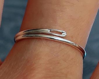 Sterling Silver Thin Sewing Needle Ring