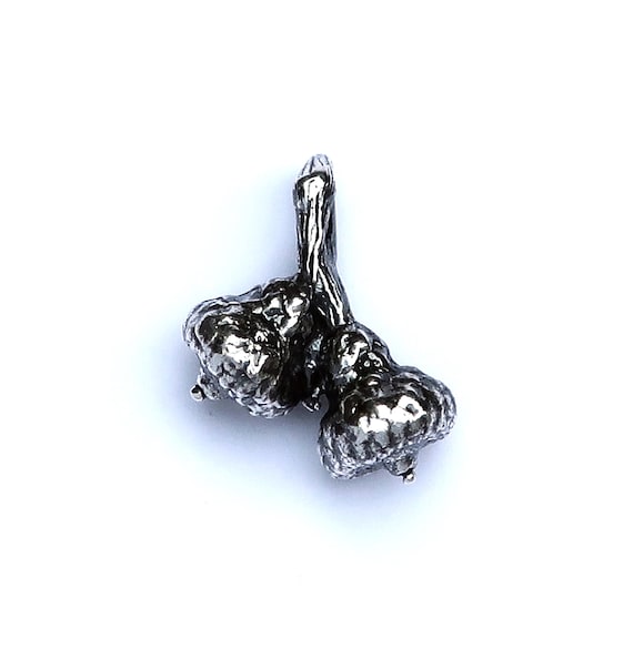 Sterling Silver Double Baby Acorn Pendant