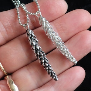 Sterling Silver Norfolk Pine Branch Necklace
