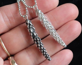 Sterling Silver Norfolk Pine Branch Necklace