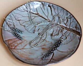 Sterling Silver Norfolk Pine Branch Necklace & Earrings-Individually or as a Set