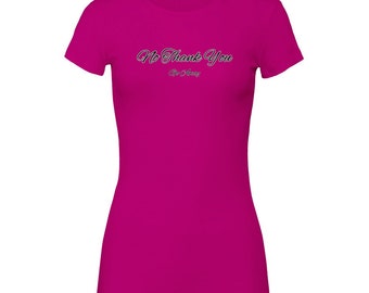 No Thank You Go Away Premium Womens Crewneck T-shirt
