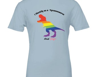 I identify as a Tyrannosaurus Premium Unisex Crewneck T-shirt