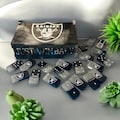 Handmade Sports Theme Dominoes: Custom 28-Piece Set
