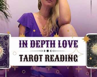Lectura de tarot del amor en profundidad, lectura psíquica del amor a la misma hora, información sobre ex amantes y relaciones