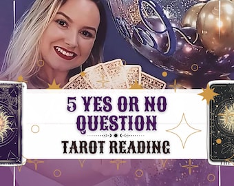 5 Yes or No Question Reading, Same Hour Psychic, Tarot Love, Quick Reading, Tarot Yes No Answer, Tarot Accurate Psychic Tarot Reading