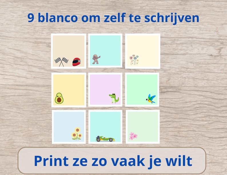 Dutch Lunchbox Notes for Kids With Sweet or Encouraging Message - Etsy