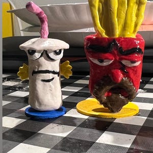 Aqua Teen Hunger Force Polymer Clay Figurines