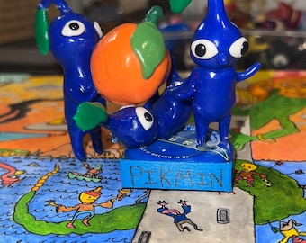 Handmade Pikmin Sculpture: Sculpey Clay Figurine