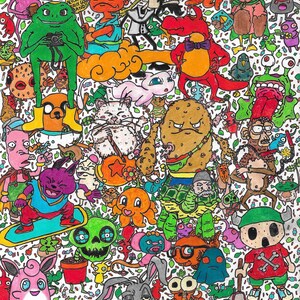 Weird Art Prints - Collage Piece No. 7