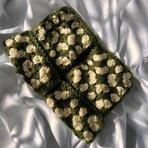 Crochet Granny Square Cat Ear Beanie
