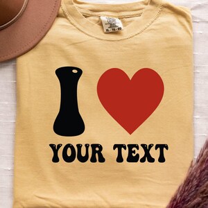 I Heart Custom Shirt, Custom Text Shirt, I Love Custom Women&#39;s Fitted Tee, Personalised I Heart Tshirt, Personalized Shirt,Gift for her 2025