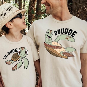 Dad and Son Matching Shirts, Matching Turtles Father Son Shirts, Disney Matching Dad and Son Shirts, Daddy and Me Shirt, Dad and Son Tee