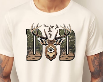 Hunting Dad Shirt, Hunting Dad Comfort Colors® T-Shirt, Deer Hunting Dad Gift