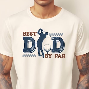 Best Dad By Par Shirt Golf Dad Shirt Fathers Day Gift Golf Shirt For Dad Cool Dads Club Golf Lovers Comfort Colors Dad Shirts