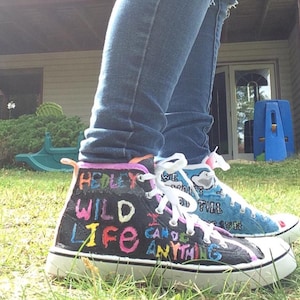 Custom painted Converse. Choose your base shoe and email in your design. Shoes are custom and made per order.