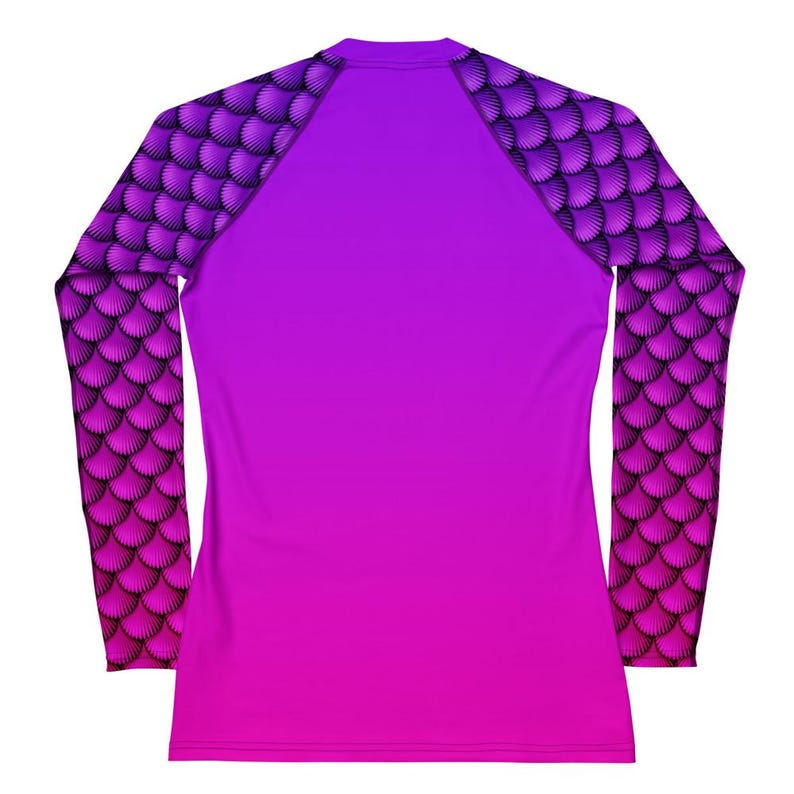 Women's Mermaid Rash Guard, Mermaid Rash Guard, Mermaid Scales Rash ...