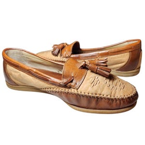 90s Tassel Loafers - Etsy