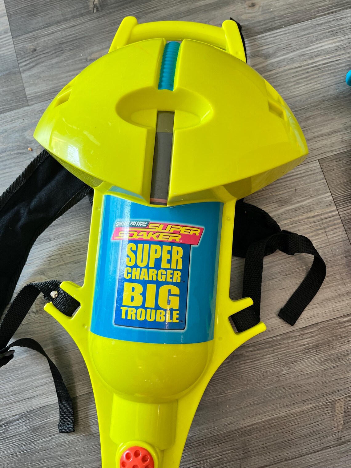 Vintage Super Soaker Super Charger BIG TROUBLE Backpack Constant ...