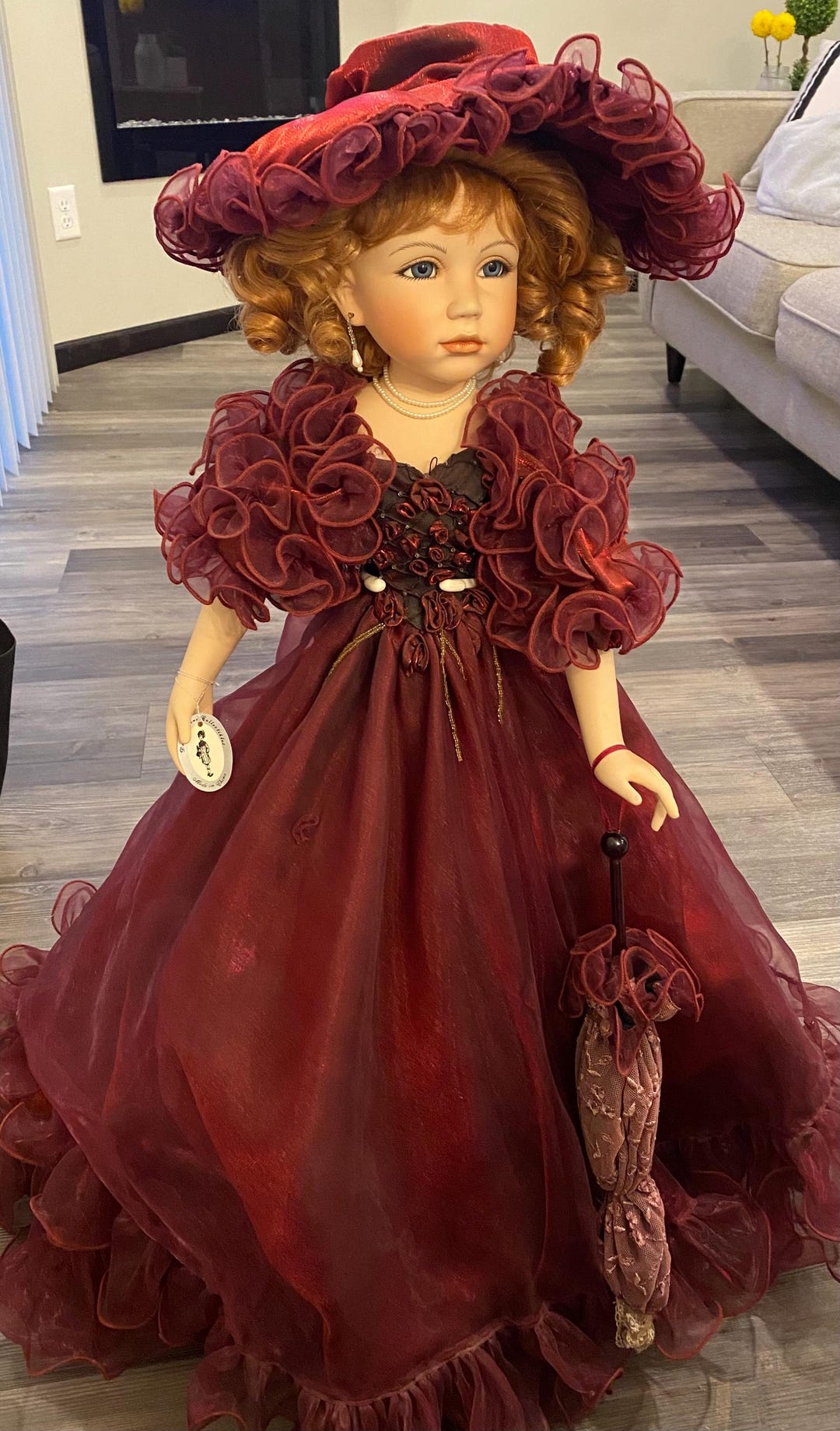 EXTREMELY RARE Delton Limited Edition Victorian Porcelain Collectible