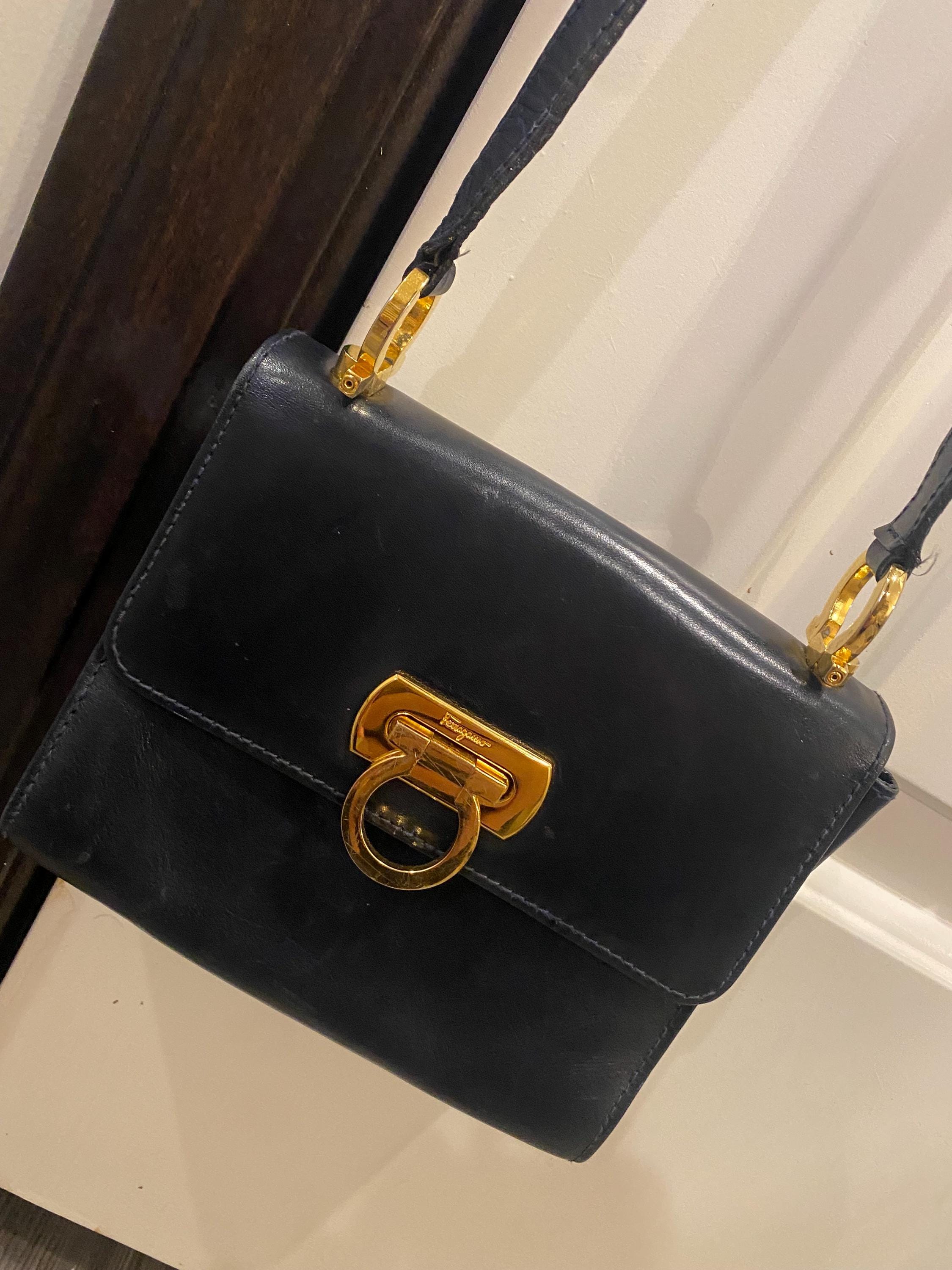 Salvatore ferragamo vintage bag - Etsy 日本
