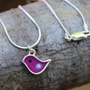 Purple Bird Necklace image 4