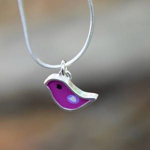 Purple Bird Necklace image 3