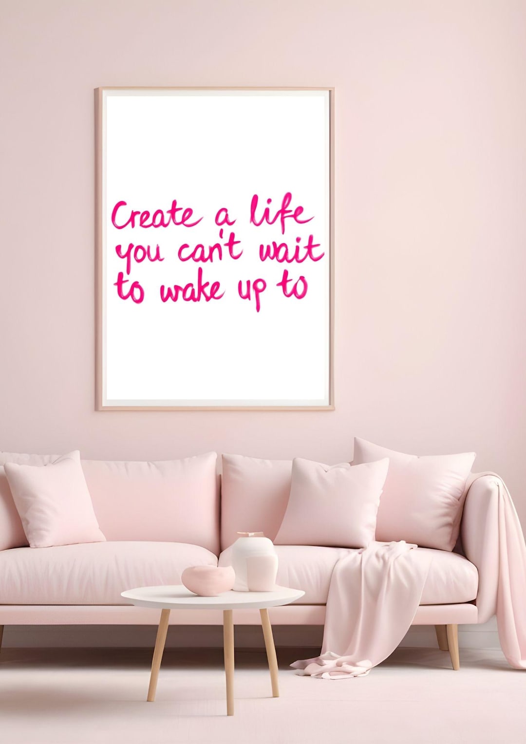 Create a Life Wall Art Print Trendy Wall Art Aesthetic Dorm Decor ...