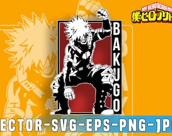 SVG do Bakugo de My Hero Academia